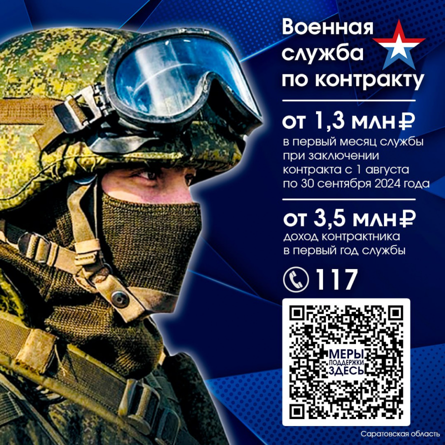 Военная служба по контракту.